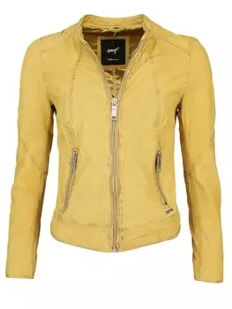 Кожаная куртка Maze Mabel, желтый