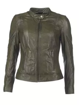Кожаная куртка Maze Marcie, цвет forest night