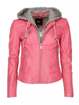 Кожаная куртка Maze Mico, розовый