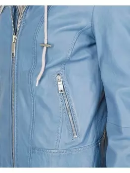 Кожаная куртка Maze Mico, синий