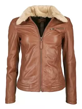 Кожаная куртка Maze Morelia, коричневый