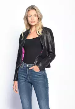 Кожаная куртка Maze "Нело", черный