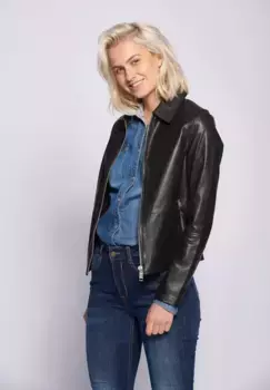 Кожаная куртка Maze "Noble", черный