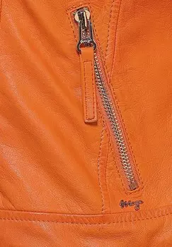 Кожаная куртка Maze, оранжевый