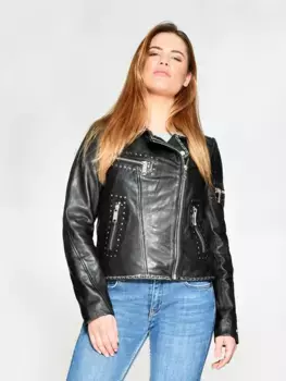 Кожаная куртка Maze "Paria", черный