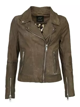 Кожаная куртка Maze Romie, оливковый