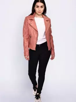 Кожаная куртка Maze, розовый