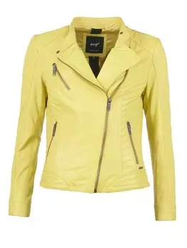 Кожаная куртка Maze Sally, цвет lemon