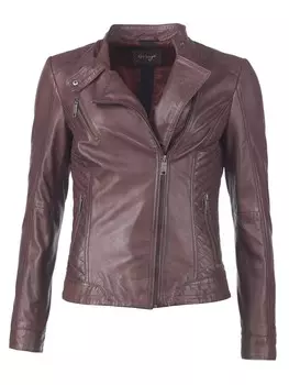 Кожаная куртка Maze Sally, цвет mahagony
