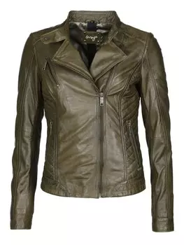 Кожаная куртка Maze Sally, зеленый