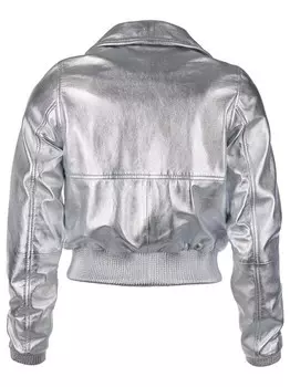 Кожаная куртка Maze, серебряный
