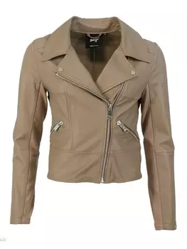 Кожаная куртка Maze, серо-коричневый