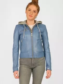 Кожаная куртка Maze, синий