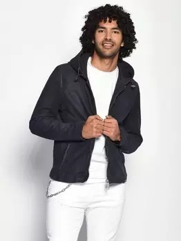 Кожаная куртка Maze, синий