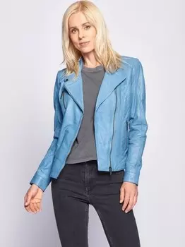 Кожаная куртка Maze, синий