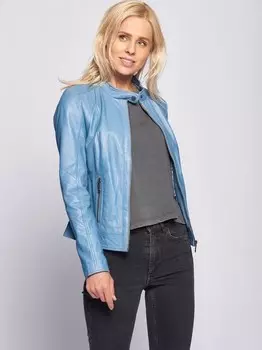 Кожаная куртка Maze, синий