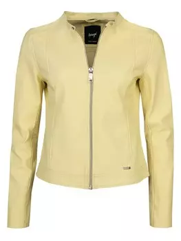 Кожаная куртка Maze Summerset, желтый