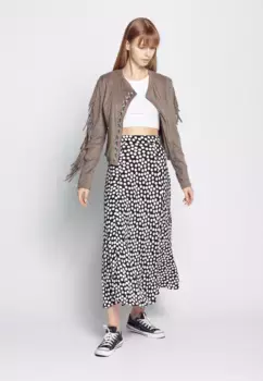 Кожаная куртка Maze "Тапа", серый