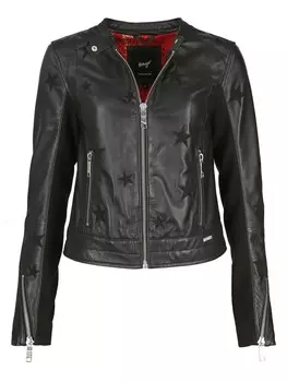 Кожаная куртка Maze Tecuala, черный