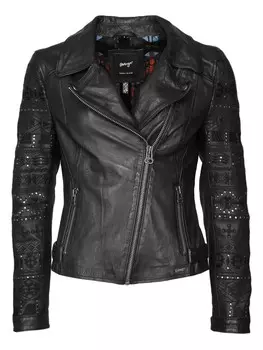 Кожаная куртка Maze Tuba, черный