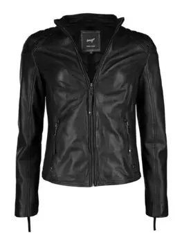 Кожаная куртка Maze Water, черный