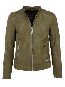 Кожаная куртка Maze, зеленый