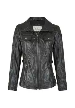 Кожаная куртка мерль 7eleven, черный