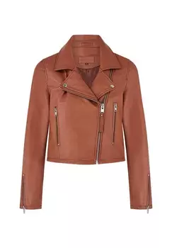 Кожаная куртка MINIMAL BIKER Bolongaro Trevor, коричневый