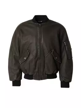 Кожаная куртка Miss Selfridge Between-Season Jacket, черный