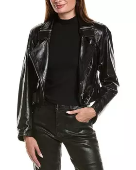 Кожаная куртка Missoni, черный