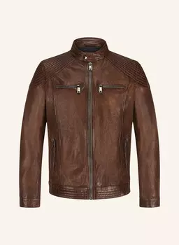 Кожаная куртка msparker MILESTONE, коричневый