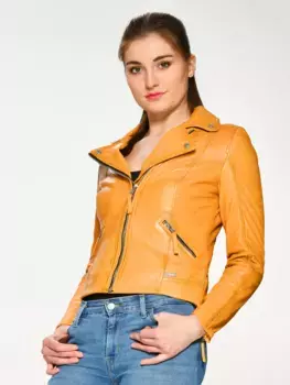 Кожаная куртка МУСТАНГ "31019198" Mustang, цвет Curry
