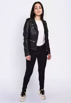 Кожаная куртка МУСТАНГ "31020145" Mustang, черный