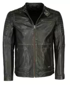 Кожаная куртка МУСТАНГ "31020183" Mustang, коричневый