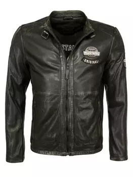 Кожаная куртка Mustang 31020185, черный