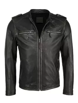 Кожаная куртка Mustang 31020186, черный