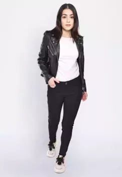 Кожаная куртка МУСТАНГ "31020255" Mustang, черный