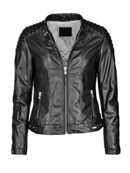 Кожаная куртка Mustang 31020257, черный