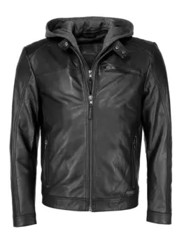 Кожаная куртка Mustang 3102052, черный