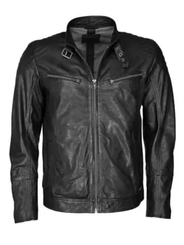 Кожаная куртка Mustang 3102126, черный