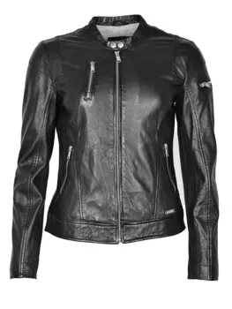 Кожаная куртка Mustang 31021326, черный