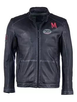 Кожаная куртка Mustang 3102139, черный