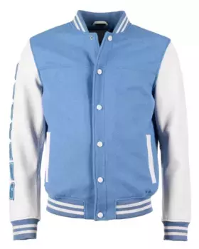 Кожаная куртка МУСТАНГ "31023225" Mustang, цвет Light Blue / Off White
