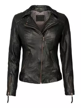 Кожаная куртка Mustang Aniwa, черный