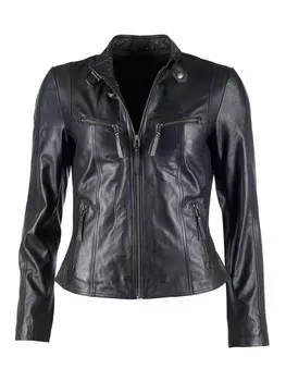 Кожаная куртка Mustang, черный