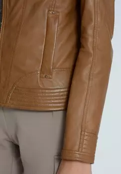 Кожаная куртка Mustang, цвет Cognac