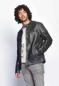 Кожаная куртка МУСТАНГ "Дарвин" Mustang, цвет Vintage Tan