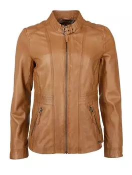 Кожаная куртка Mustang Gloria, коричневый
