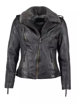 Кожаная куртка Mustang Grenada, черный