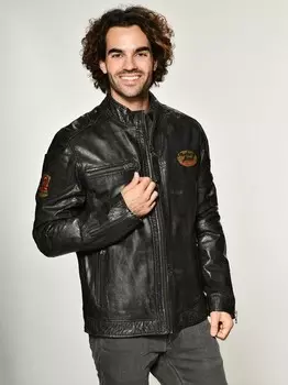 Кожаная куртка Mustang, коричневый